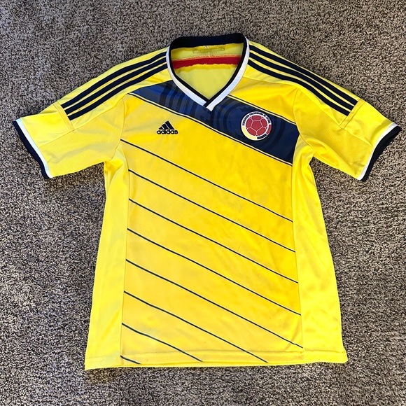 adidas Shirts Adidas Colombia Soccer Jersey National Team Shirt
